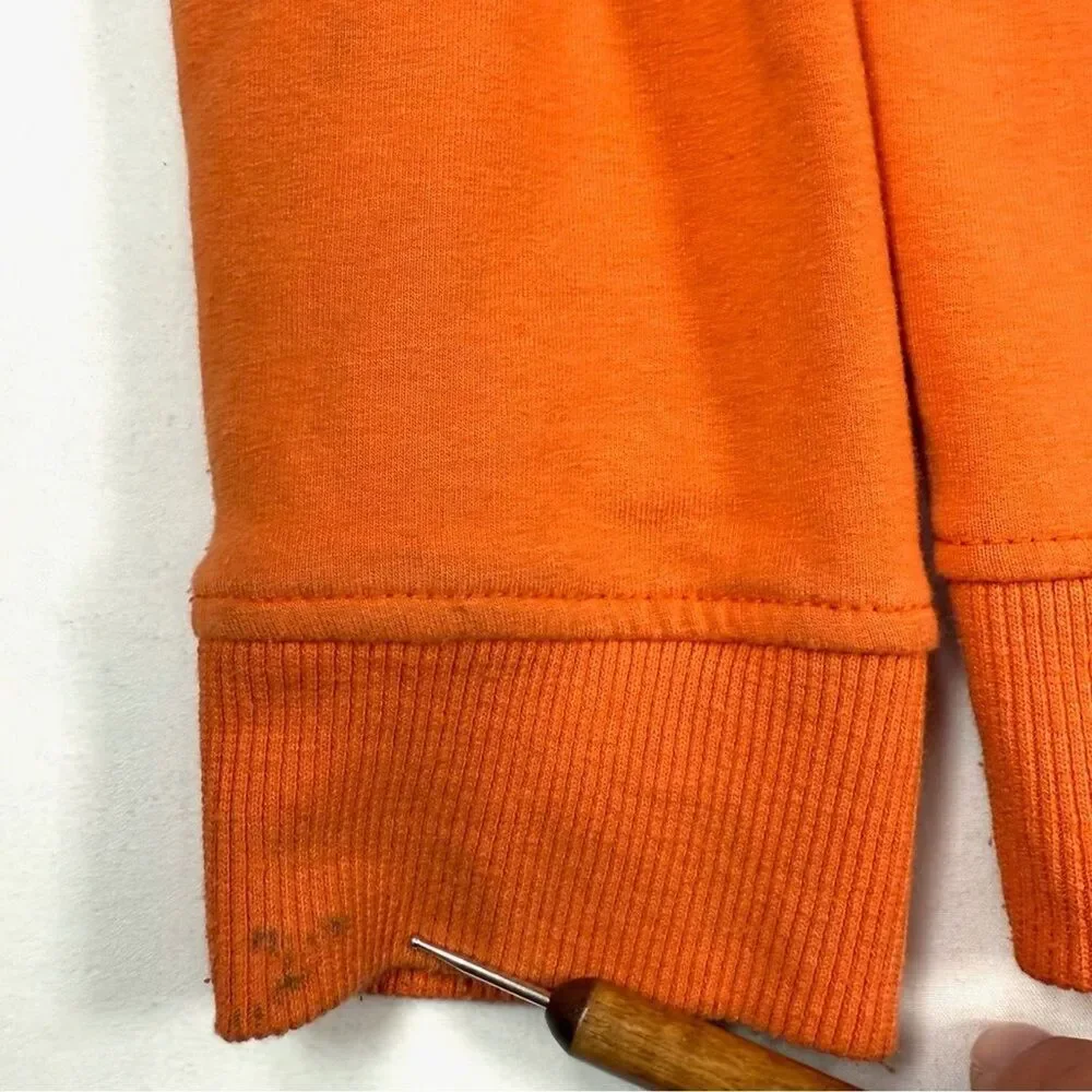 GYMBOREE Girls' Perfect Pumpkin Line Orange Pumpkin Pocket Full Zip Hoodie 6